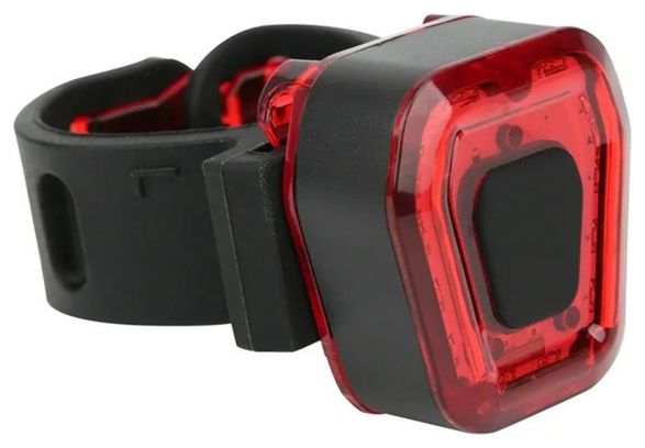 Feu arrière de vélo Rouge 14 LEDs - Rechargeable par USB - Etanche