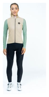 LeBram Ventoux Women Long Sleeves Jersey Beige Green