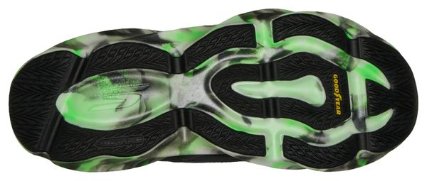 Skechers Slip-ins Aero Burst Glow in the Dark hardloopschoenen, zwart/groen, heren