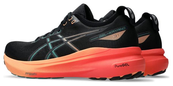 Chaussures Running Asics Gel-Kayano 31 Noir/Orange Homme