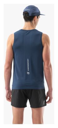 Canotta Compressport Performance Singlet Blue Uomo