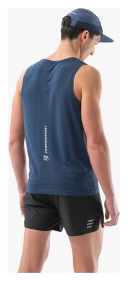 Canotta Compressport Performance Singlet Blue Uomo