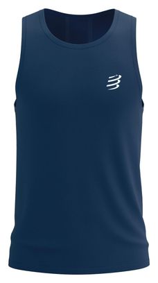 Canotta Compressport Performance Singlet Blue Uomo