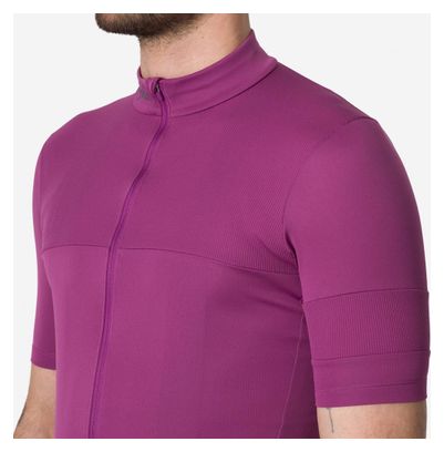 Herren Kurzarm Trikot Rapha Brevet Element Violett