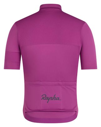 Herren Kurzarm Trikot Rapha Brevet Element Violett