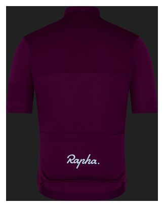 Herren Kurzarm Trikot Rapha Brevet Element Violett