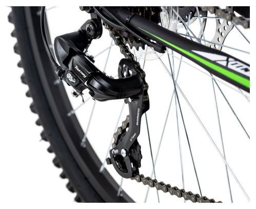 VTT semi-rigide ATB 26'' Xtinct noir-vert TC 42 cm KS Cycling