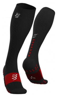 Compressport Full Socks Recovery Schwarzes Paar Recovery Socken
