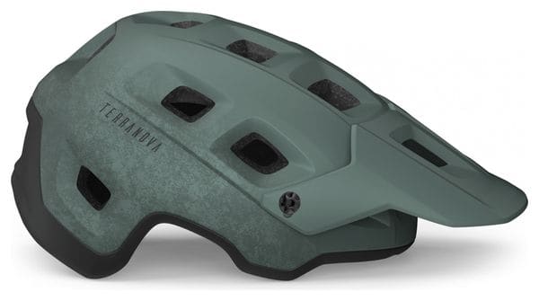 All-Mountain Helmet MET Terranova Green Black Matt