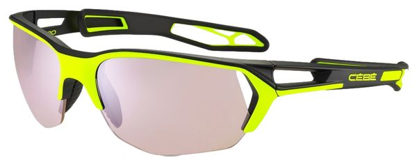 Lunettes Femme Cébé S’Track Ultimate M Lime Pro / Vario Pink Silver