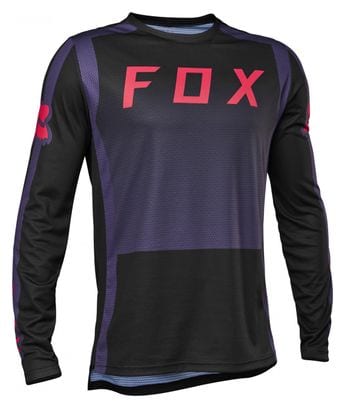 Fox Defend Race Purple/Black Kids Long Sleeve Jersey