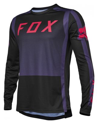 Fox Defend Race Purple/Black Kids Long Sleeve Jersey