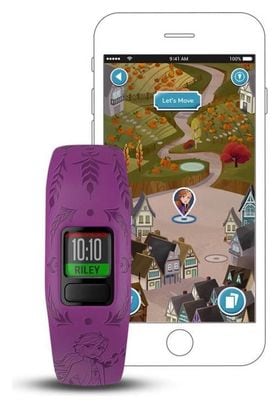 Garmin vivofit jr2 - Bracelet d'activité pour enfants - La Reine des Neiges - Anna