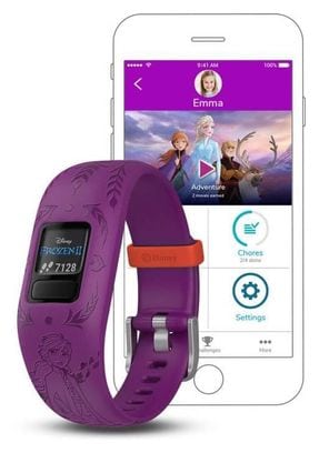 Garmin vivofit jr2 - Bracelet d'activité pour enfants - La Reine des Neiges - Anna