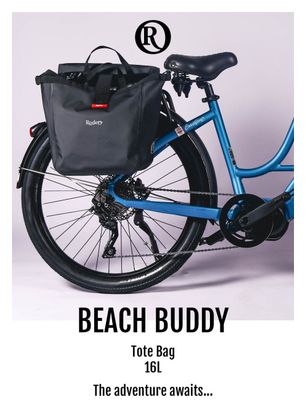 Rodeo Packs Beach Buddy Bleu - sacoche vélo et tote bag.