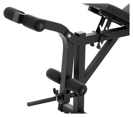 Banc de musculation capacité de charge jusqu'à 100 kg réglable inclinaison 180 - 152° banc musculation banc d'entraînement banc de sport 14_0007976
