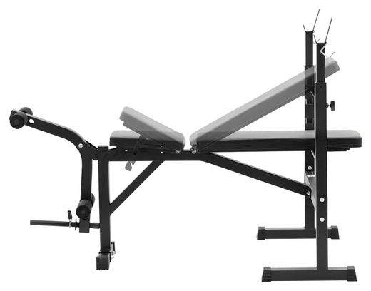 Banc de musculation capacité de charge jusqu'à 100 kg réglable inclinaison 180 - 152° banc musculation banc d'entraînement banc de sport 14_0007976
