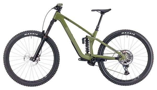 VTT Tout-Suspendu Cube Stereo One77 C:68X TM 29 Sram GX Eagle 12V 29'' Vert Olive 2023