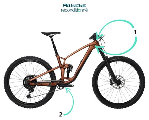 Refurbished Produkt - Mountainbike Full Suspension Trek Fuel EX 8 6. Gen. Shimano XT 12V Matte Pennyflake 2023 M