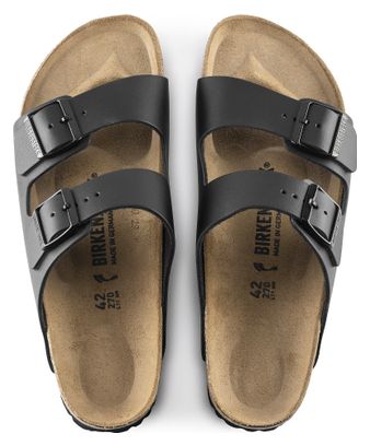 Birkenstock Arizona Cuir naturel Regular Noir
