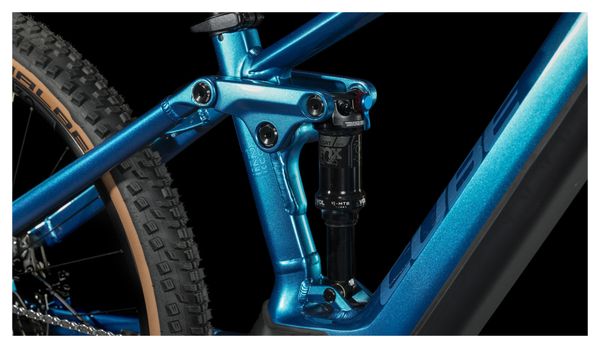 Cube Stereo Hybrid 120 SLX 750 Eléctrica MTB de suspensión total Shimano Deore XT 12S 750 Wh 27.5'' Azul eléctrico 2024