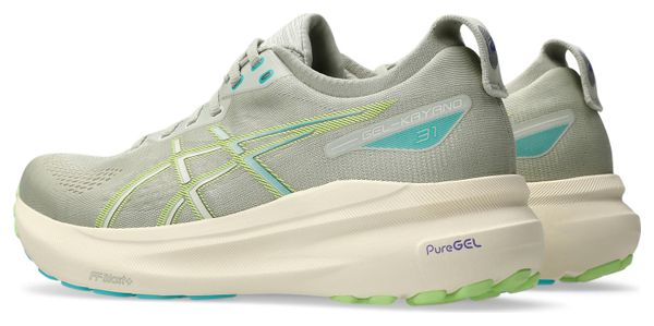 Chaussures Running Asics Gel-Kayano 31 Gris/Vert/Bleu Homme