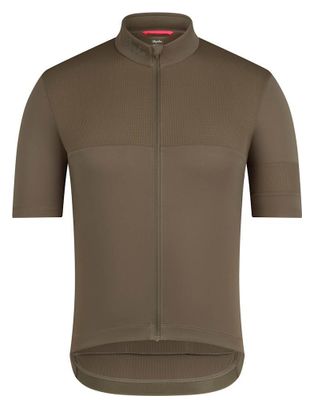 Maglia Rapha Brevet Element Khaki da uomo a maniche corte