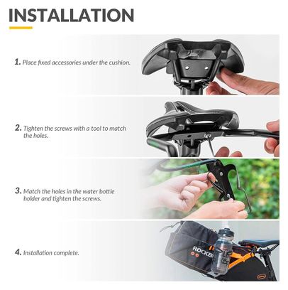 Stabilisateur de Sacoche de Selle Multifonctionnel - Noir