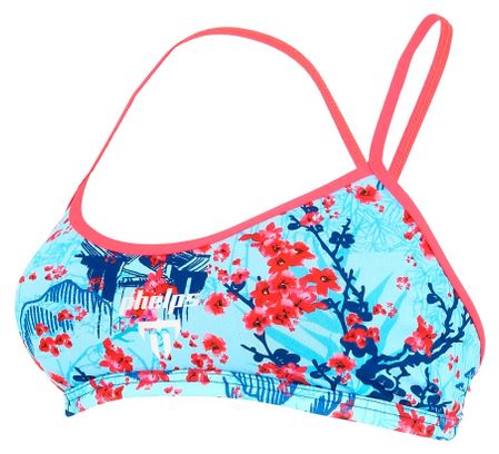 Michael Phelps Sakura Bikini Top Blau