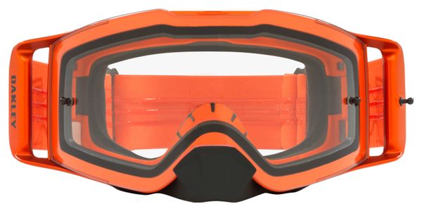 Oakley Front Line MX Goggles Orange Motorcycle Strap Clear Lenses / Ref: OO7087-78