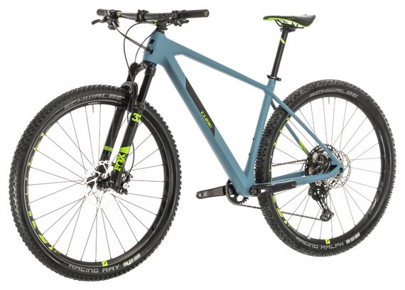 Cube Hardtail MTB Reaction C:62 SL Shimano XT 12s Grey / Blue 2020