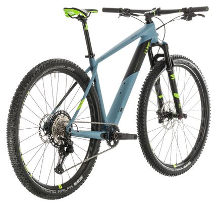 Cube Hardtail MTB Reaction C:62 SL Shimano XT 12s Grey / Blue 2020