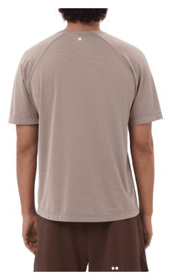 T-Shirt Running Salomon SHKout Core Marron Homme