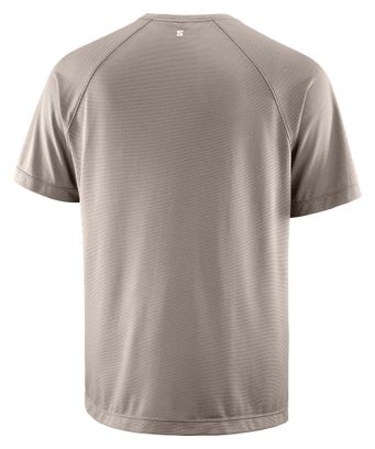 T-Shirt Running Salomon SHKout Core Marron Homme