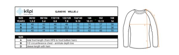 Sous-vêtement haut enfant Kilpi WILLIE-J