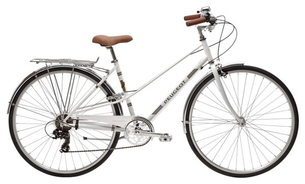 Peugeot LC01 D7 City Bike Shimano Tourney 7S 2018 White