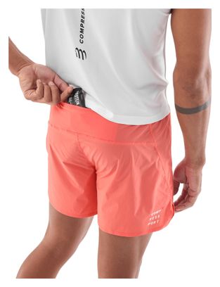 Short Compressport Performance Orange Homme