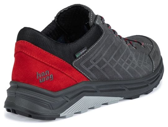 Hanwag Coastrock Low Gris/Rojo 43 Zapatos de senderismo