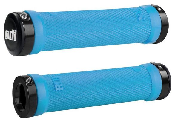 Paar Odi Ruffian Lock-On 130mm Handvatten Blauw/Zwart