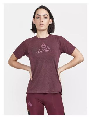 Craft ADV Trail Wool Maglietta da donna a manica corta Bianco