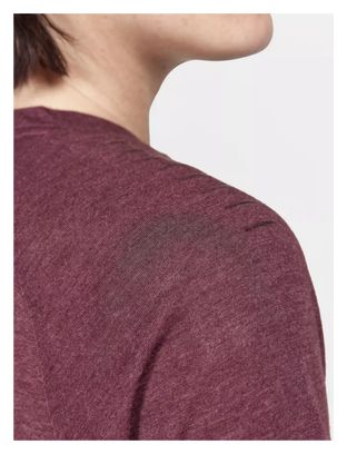 T-Shirt Manches Courtes Craft ADV Trail Wool Femme Blanc 