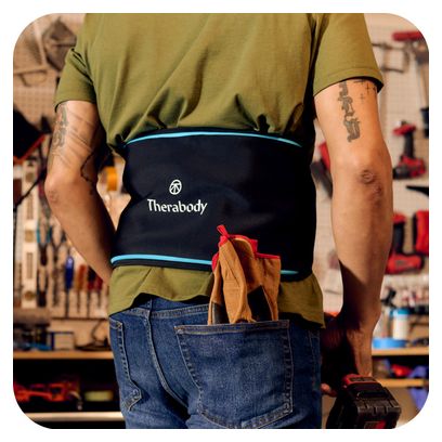Therabody RecoveryTherm Hot Vibration Back &amp; Core Massage Belt