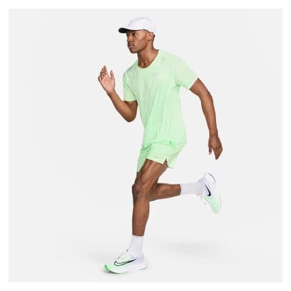 Nike Rise 365 Kurzarmtrikot Grün Herren