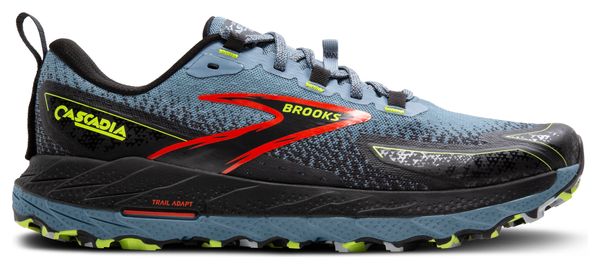 Brooks Cascadia 18 Uomo Scarpe da Trail Grigio/Blu