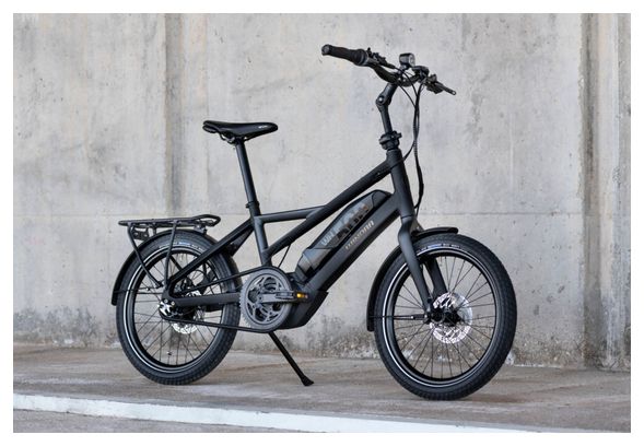 Vélo de Ville Électrique Winora Radius Tour Shimano Nexus 8V 500 Wh 20'' Noir Gris Slate 2021