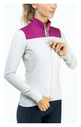 Maglia a maniche lunghe LeBram Ventoux Donna Beige Rosa