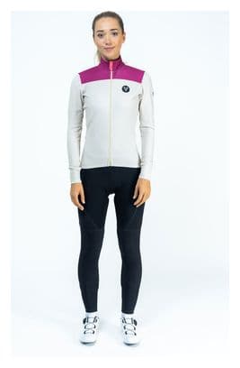 Maglia a maniche lunghe LeBram Ventoux Donna Beige Rosa
