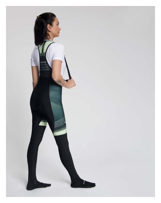 Cuissard Long à Bretelles avec Chamois Vélo Rogelli Stryde Femme Vert Sauge