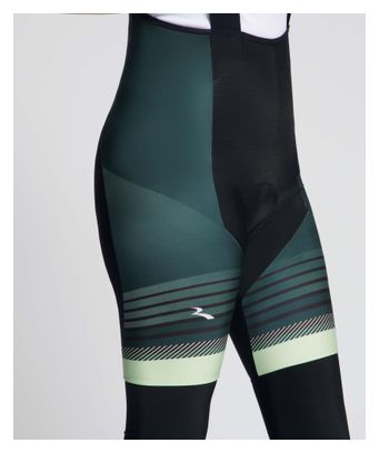 Cuissard Long à Bretelles avec Chamois Vélo Rogelli Stryde Femme Vert Sauge