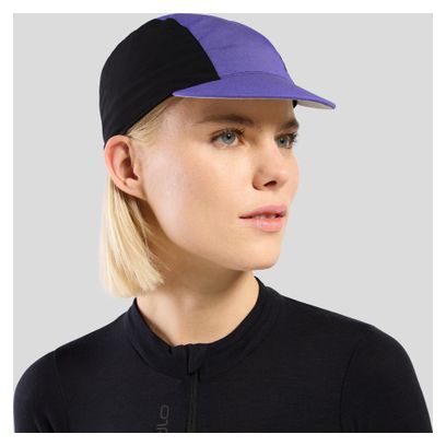 Gorra de ciclismo Odlo Performance morada/negra